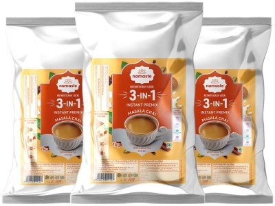Namaste Chai Masala Chai Instant Premix Tea Combo Pack Ginger Instant Tea Pouch(3 x 1 kg)