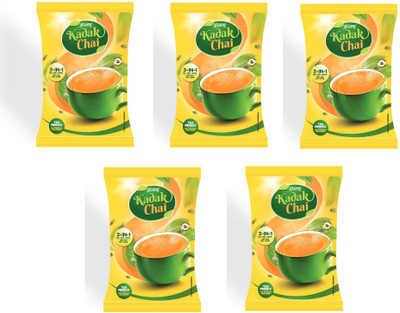 ATLANTIS 3 in 1 Kadak Cardamom Chai Premix (Contains Tea, Milk and Sugar) Cardamom Instant Tea Pouch(5 x 1 kg)