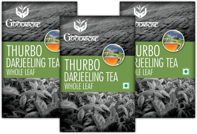 Goodricke Thurbo Whole Leaf Darjeeling Tea (100 GM)- Pack of 3 Unflavoured Black Tea Box(3 x 100 g)