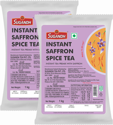 Sugandh SUG-SAF-2KG Saffron Instant Tea Pouch(2 x 1 kg)