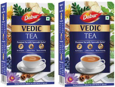 Dabur Vedic Premium Ayurvedic Herbs Black Tea Box(2 x 500 g)