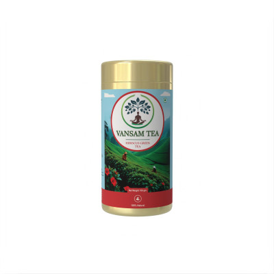 Vansam Tea Hibiscus Green Tea Hibiscus Herbal Tea Tin(100 g)