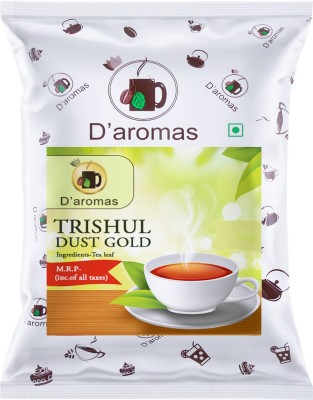 D'aromas Trishul Gold Dust CTC Assam Tea 1kg, Strong, Aromatic & Rich flavor| Kadak Chai Assorted Black Tea Pouch(1 kg)