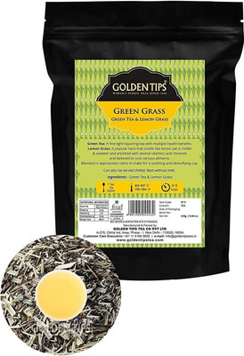Golden Tips Organic Grass Lemon Green Tea Pouch(250 g)