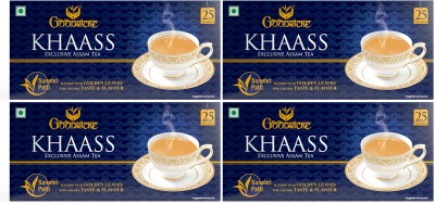 Goodricke Khaass 25 Tea Bags (Pack of 4 Box) Unflavoured Black Tea Bags Box(4 x 25 Bags)