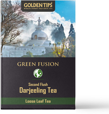 Golden Tips Green Fusion Second Flush Darjeeling Unflavoured Green Tea Box(2 x 50 g)
