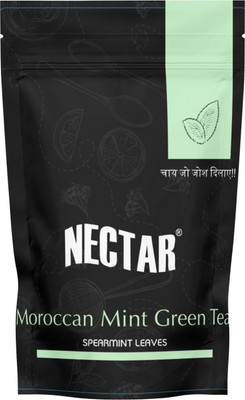 Nectar Moroccan Mint Green Tea | Herbal Infusion | Stress Relieving and Rejuvenating Mint Green Tea Pouch(100 g)