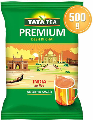 Tata Tea Premium Desh Ki Chai Unique Blend Crafted For Chai Lovers Across India Mango Black Tea Pouch(500 g)