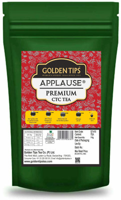 Golden Tips Applause Premium Traditional CTC Tea for the Perfect Strong Brew Every Time Unflavoured Black Tea Pouch(200 g)