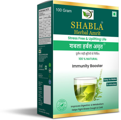 Shabla Herbal Amrit/Immunity booster/Taste Of Bharat/Antioxidant Tulsi Green Tea Box(100 g)