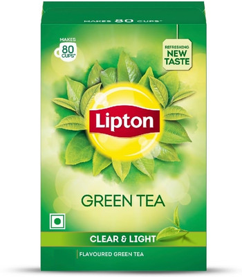 Lipton FLAVOURED LOOSE GREEN TEA CLEAR & LIGHT WITH ZERO CALORY REDUCE WAISTLINE Green Tea Box(96 g)
