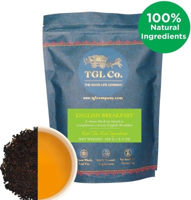TGL Co. English Breakfast Black Tea Bags / Loose Tea Leaf (200 Gm) Black Tea Pouch(250 g)