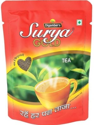 Digamber's Surya Gold Premium Assam Leaf Assorted Tea Pouch(500 g)