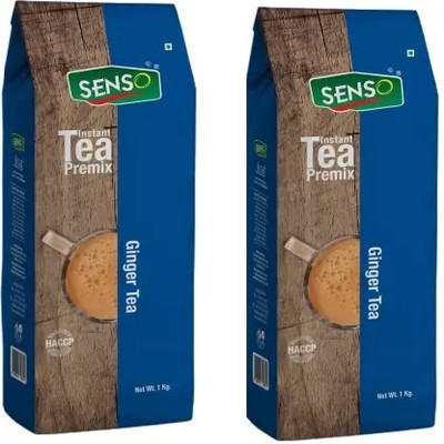 Senso GINGER TEA PREMIX Ginger Instant Tea Box Ginger Tea Box(2 x 1 kg)