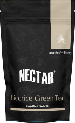 Nectar Licorice Green Tea | Anti Oxidant Rich | Herbal Blend | Refreshing | Mulethi Liquorice Green Tea Pouch(100 g)