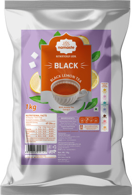 Namaste Chai Instant Tea Premix, Black Lemon Chai | Value Pack | Assam Lemon Tea Pouch(1 kg)