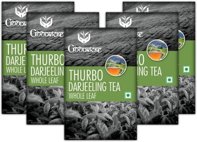 Goodricke Thurbo Whole Leaf Darjeeling Tea (100 GM)- Pack of 5 Black Tea Box(5 x 100 g)