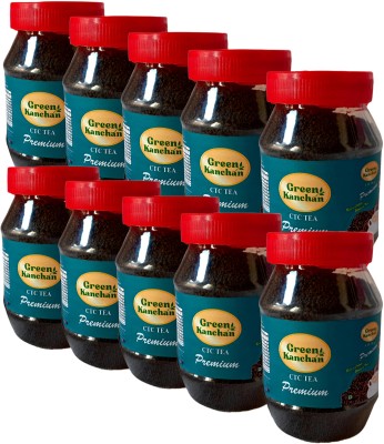 Green Kanchan PREMIUM BLACK TEA PACK OF 10 Rich In Colour... Strong In Taste... Black Tea Plastic Bottle(10 x 0.1 kg)