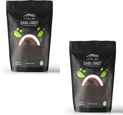 A Hilly Affair Premium Assam CTC Tea Infused with Natural Bergamot Unflavoured Black Tea Pouch(2 x 100 g)
