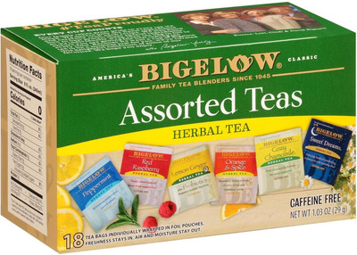 Bigelow Herbal Tea | Freshness & Aroma 18 Tea Bags In 1 Pack | Herbal Tea Bags Box(29 g)