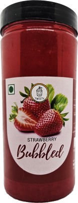 Twisty The Boba Station Strawberry Popping Boba for Bubble Tea(1 L)