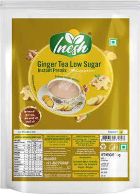 inesh Ginger Tea Low Sugar Instant Premix 1 kg Instant Tea Pouch(1 kg)