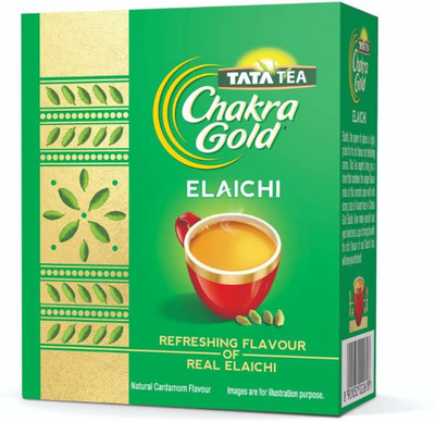 Tata CHAKRA GOLD ELACHI 400 GRAMS Tea Box(4 x 100 g)
