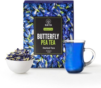 BLUE TEA Sundried Exotic Butterfly Pea Flower (25 g - 75 Cups) Herbs Herbal Tea Pouch(25 g)