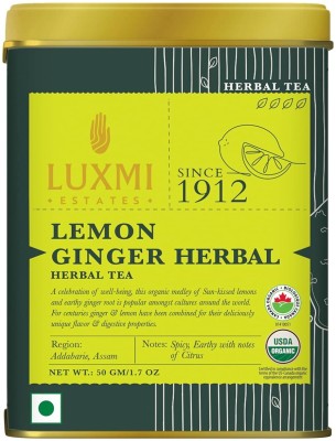 Luxmi estates Lemon Ginger Root Herbal Tea Tin(50 g)