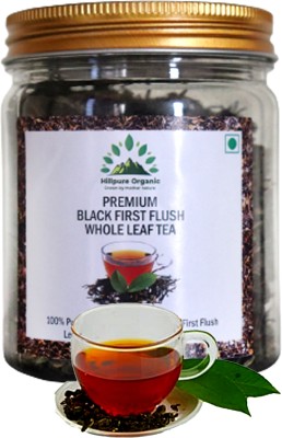Hillpure Organic Premium Black Whole First Flush Black Tea Plastic Bottle(100 g)