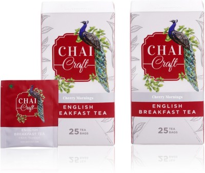 Chai Craft English-Breakfast Unflavoured Black Tea Bags Box(2 x 50 g)