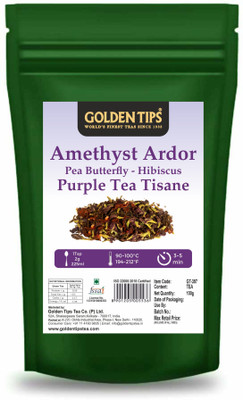 Golden Tips Amethyst Ardor Pea Butterfly Hibiscus Purple Black Pepper Tea Pouch(100 g)
