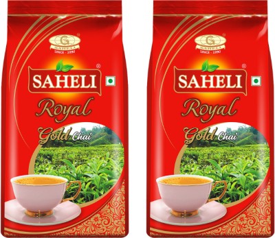 saheli Royal Gold Tea Unflavoured Black Tea Pouch(2 x 250 g)