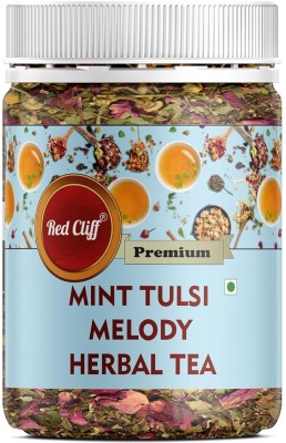 RED CLIFF Mint Tulsi Melody Herbal Tea Refreshing Blend of Mint and Tulsi | Herbal Tea Plastic Bottle(150 g)