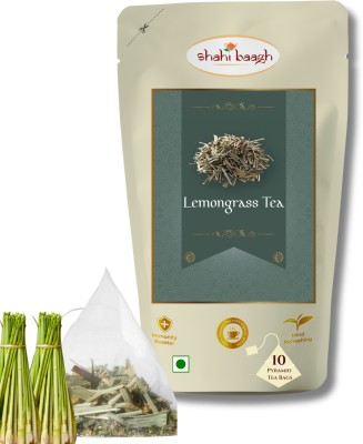 Shahi Baagh Lemongrass Tea Bags|Chukku Khasi Loose leaves |Boost Metabolism Used For Detox Lemon Grass Herbal Tea Pouch(10 Bags)