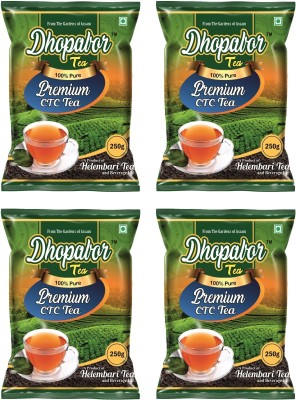 dhopabor Premium|High Quality Assam CTC Chai| Tea Pouch(4 x 0.25 kg)