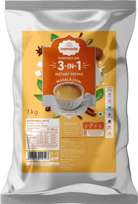 Namaste Chai Instant Tea Premix, Masala Chai | Value Pack | Assam Tea | Vending Machine | Ready Mix (Powder) Masala Tea Pouch(1 kg)