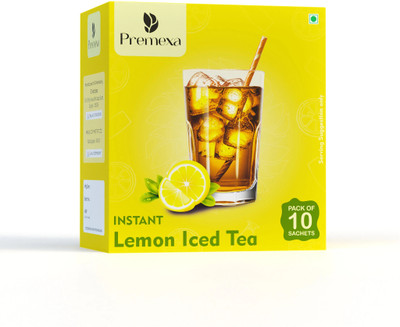 PREMEXA Lemon Iced Tea| Energetic Refreshment| Easy to Make | 1 Sachet in 200mL Lemon Iced Tea Box(10 Sachets)