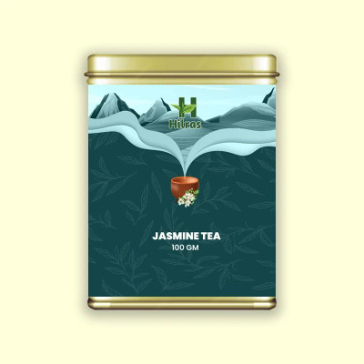 hilras Jasmine Green Tea 100 Gm Loose Jasmine Tea Tin(100 g)