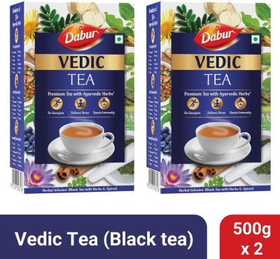 Dabur Vedic Premium Ayurvedic Herbs Black Tea Box(2 x 500 g)