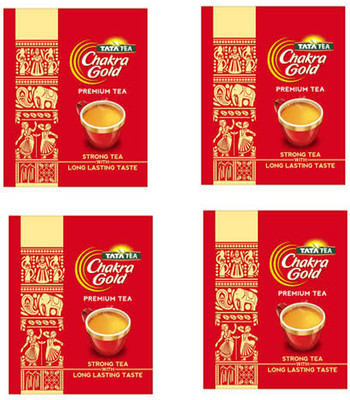 Tata Tea Chakra Gold Dust Tea with Long Lasting Taste Tea Box 100G*4 Tea Box(4 x 100 g)