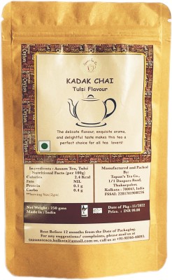 Tapan's Tea Co. Kadak Tulsi Chai| | 250gms x 1 | | Aromatic Assam Tea Leaves (Tulsi Flavoured) Tulsi Tea Pouch(250 g)
