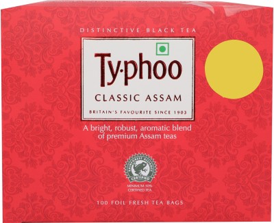 typhoo Classic Assam Black Tea Bags Box(100 Bags)