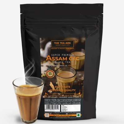The Tea Ark Assam CTC Premium Black Tea Chai Patti Powder, Rich Taste & Superior Quality Black Tea Pouch(1 kg)