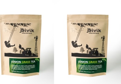 Jaivik Uttarakhand Lemongrass Tea, Immunity Boosting , for Weight Management, Antioxidant Lemon Grass Herbal Tea Pouch(2 x 100 g)