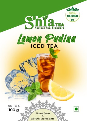 shia tea lemon pudina iced tea Lemon, Mint Iced Tea Pouch(100 g)