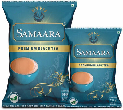 Jivvij Samaara CTC Premium Leaf Combo Black Tea Pouch(2 x 375 g)