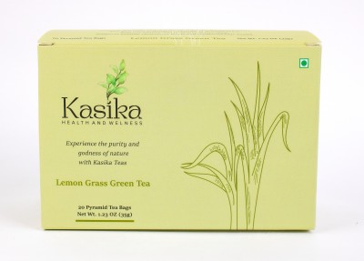 Kasika Lemon Grass Green Tea for Stress Relief & Good Sleep Zesty and Revitalizing Lemon Green Tea Box(35 g)