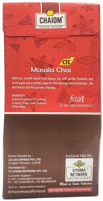 Chaiom Masala Chai Black Tea | 100gm loose tea Herbal Tea Box(100 g)