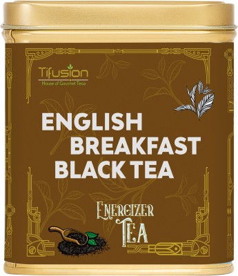 Tifusion Organic English Breakfast Tea / Best Blend Of Upper Assam & Nilgiri Black Tea/ English Classic Range/ Strong/ Rich Rebust Flavour/ Full Bodied With Woody Notes / Aromatic Loose Leaf Tea / Refreshing/ Kadak/ Energizing /Morning Tea/ For Healthy Heart & Digestion / Anti-Oxidant /Energizer Tea